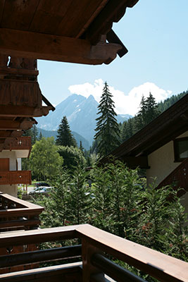 Vista dal balcone
